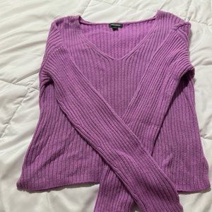 Purple sweater from target very basic and cute.
